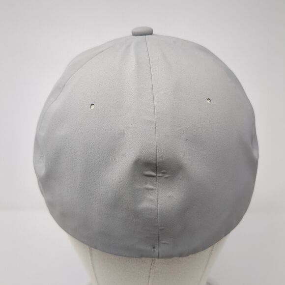Zero 28 Fitted Hat Gray L/XL Flexfit Delta Solid 6 Panel Port Authority - Picture 5 of 8